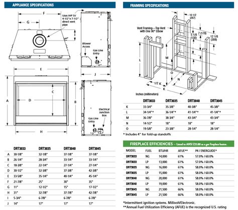 Superior Direct Vent Gas Fireplace DRT3000 - DRT3045