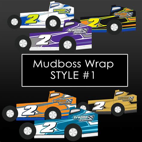 Salvas Mudboss Wrap 1 - Truline Graphics - RC Racing Decals Grills and ...