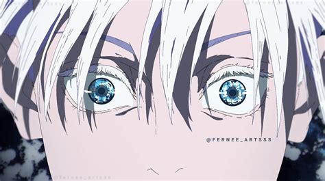 Gojo Satoru's six eyes in anime style by ferneearts on DeviantArt