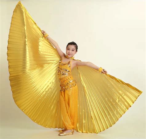 NEW belly dance props women belly dance 3 colors Shining wings girls wings angle of opening ...