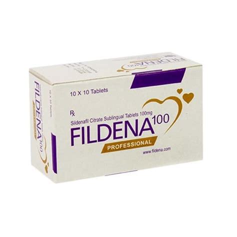 Fildena Professional 100 MG | Uses | Dosage | Reviews