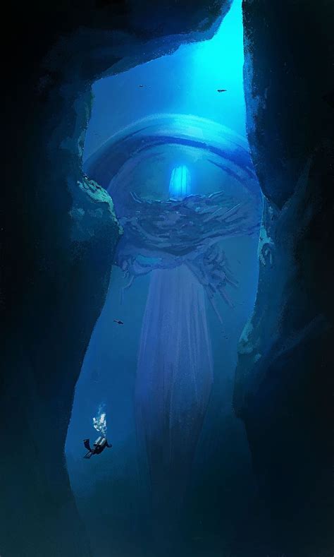 deep sea concept art, Jungwoo Cha | Sea monster art, Subnautica concept art, Dark fantasy art