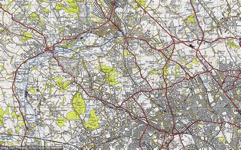 Historic Ordnance Survey Map of South Oxhey, 1945