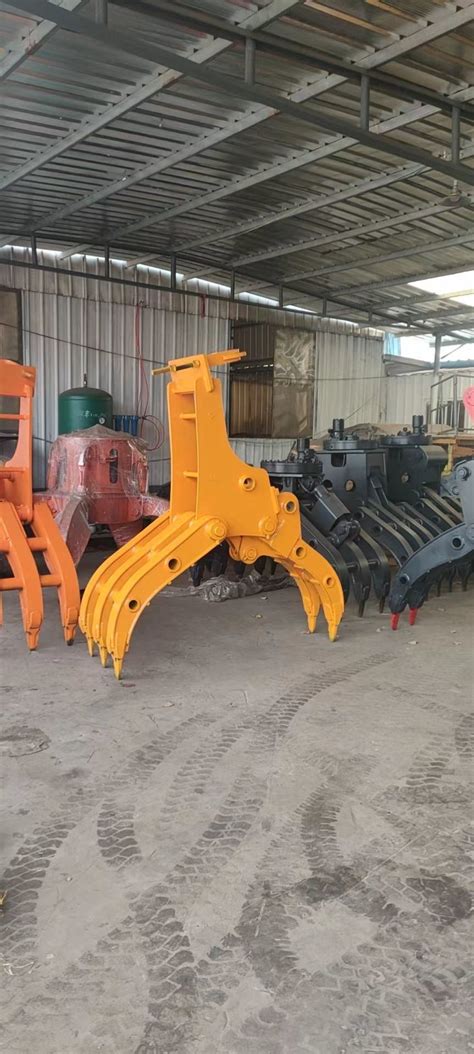 Zsja Professional Excavator Grapple for Scrap Metal Rocks Excavator Parts - China Excavator ...