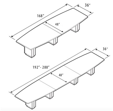 Meeting Room Table Size