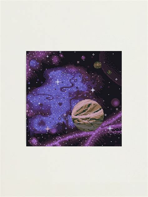 "150x150 Space Pixel Art by MomentaryUnicorn" Photographic Print for ...