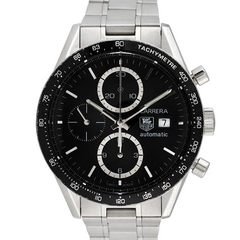 Tag Heuer Carrera Calibre 16 Chronograph Automatic // CV2010-3 // Pre-Owned - Classic Watches ...