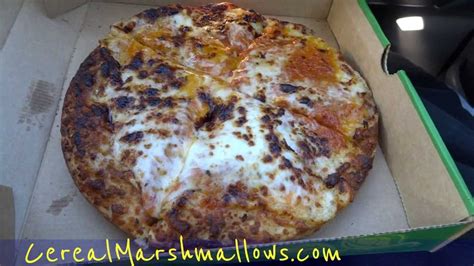 Subway Pizza Review WTF Subway's New Pizzeria Fresh Baked Fast Food Cheese Pizzas Taste Test ...