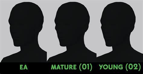 Male Face Presets. Set 01 - The Sims 4 Create a Sim - CurseForge