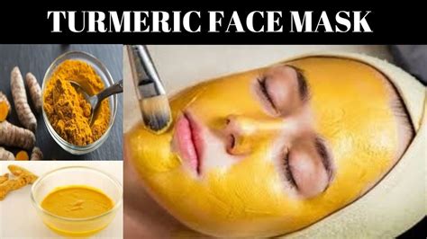 TURMERIC FACE MASK RECIPE FOR A BEAUTIFUL SKIN - YouTube