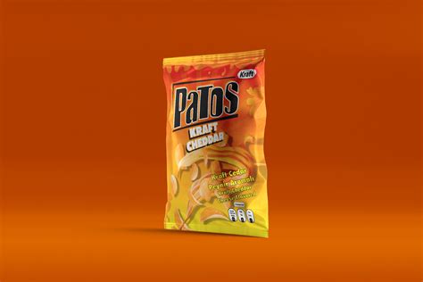 Patos - Kraft Cheddar Cheese Chips on Behance