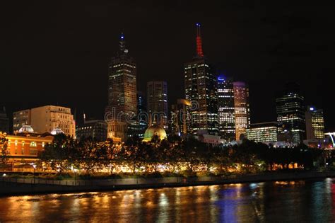 Melbourne City at Night (II) Stock Image - Image of city, flame: 342123