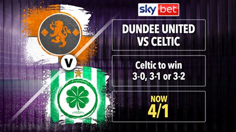 Dundee United vs Celtic: Hoops 4/1 boost plus £30 in free bets with Sky Bet | The Scottish Sun