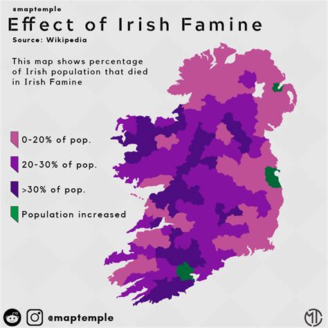 Irish Famine Mapped - Vivid Maps