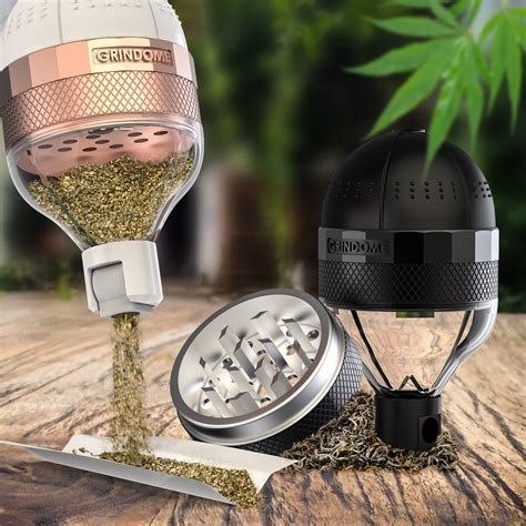 Grindome // Multifunctional Herb Grinder + Dispenser (Black) - Bonastor - Touch of Modern