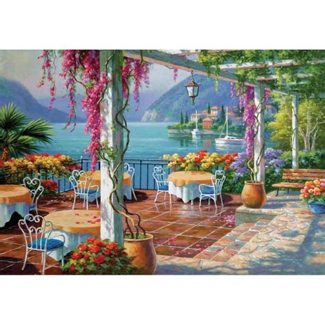 2019 5D DIY Diamond Painting Kits Landscape Seaside VM5019 | Sanat, Resim sanatı, Resim