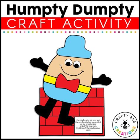 Humpty Dumpty Craft Activity - Crafty Bee Creations