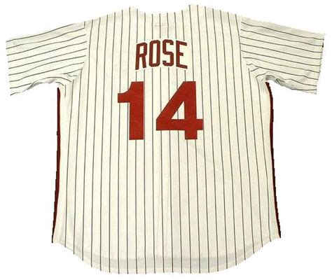 Pete Rose 1980 Philadelphia Phillies Home Throwback Jersey – Best ...