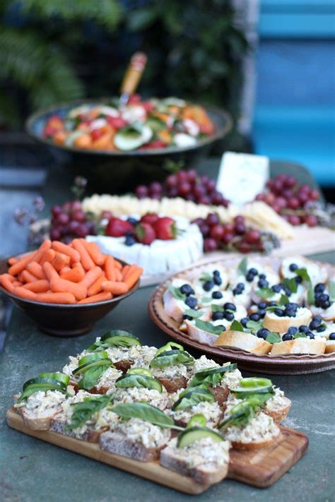 Simple Foods For A Summer Garden Party // www.WithTheGrains.com ...