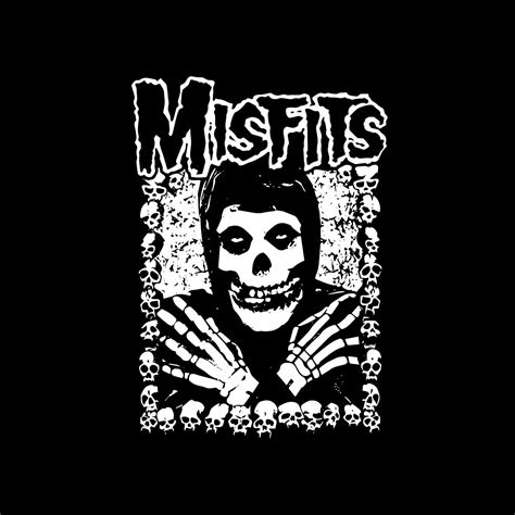 Misfits Skull Stencil