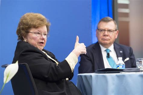 Barbara Mikulski discusses women's leadership, business, international ...