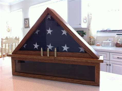 Memorial Flag Display Case With Shell Casings and Medals - Etsy | Flag ...