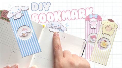 DIY Sanrio Character Bookmarks [FREE TEMPLATE] | Paper toys template, Paper dolls diy, Kawaii diy