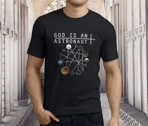 New Popular God Is An Astronaut Post Rock Instrumental Mens Black T ...