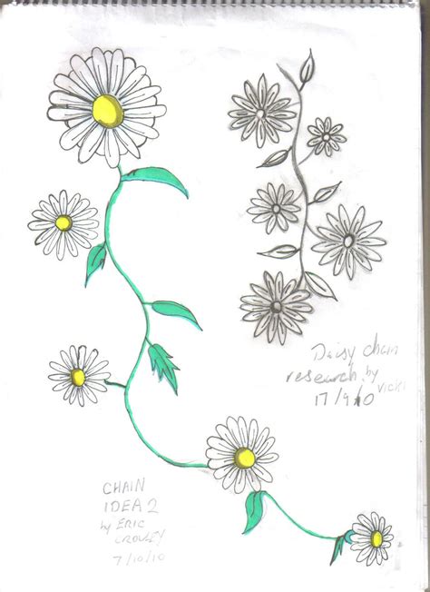 Daisy chain tattoo 1 by DemiDemonRico09 on DeviantArt