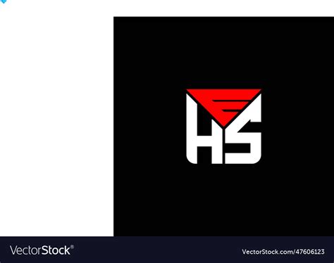 Ehs letter logo creative design with graphic Vector Image