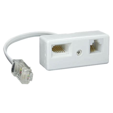 LNHF RJ45 Plug to BT RJ11 Secondary Splitter Telephone Adapter|plug ...