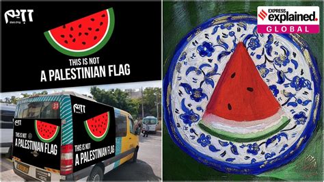 Why is a watermelon linked to Palestine protests