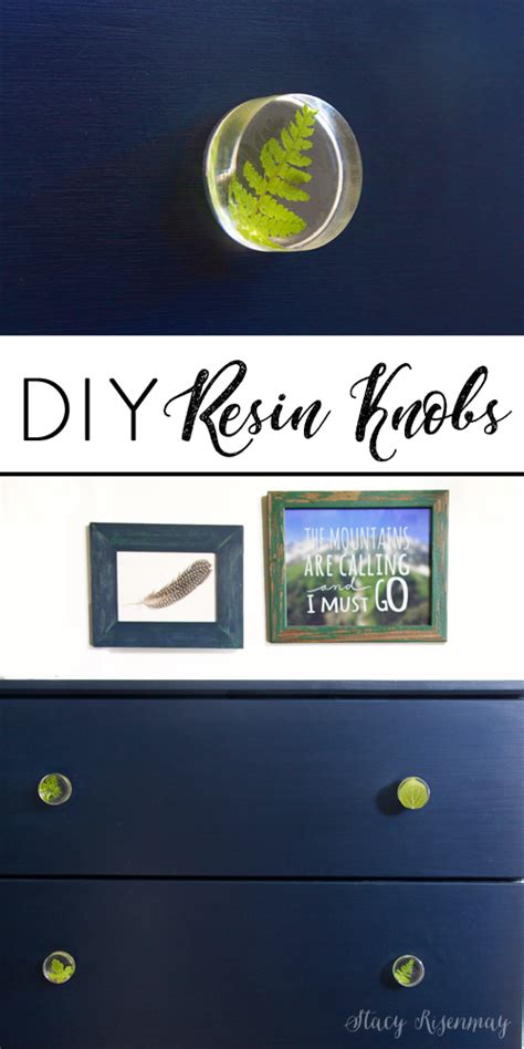 DIY Resin Drawer Knobs - Stacy Risenmay