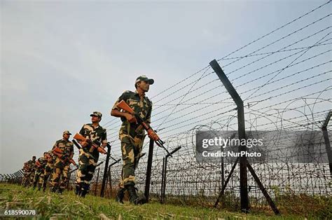 Indian Soldiers Patrolling The India Bangladesh Border Photos and ...