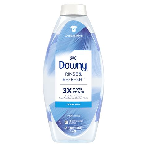 Downy Rinse & Refresh Laundry Odor Remover and Fabric Softener, Ocean ...