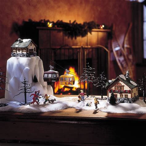 Choosing A Ski Lift Or Cable Car For Your Christmas Village