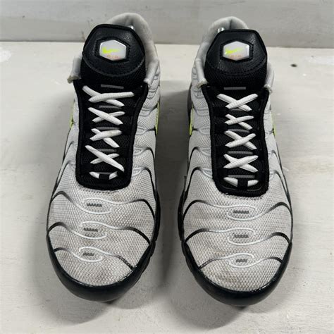 Nike air max plus tn green black white Size Uk... - Depop