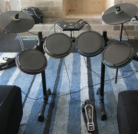 The Instruments: The Premium Drum Kit - Music Gaming Goodness: Rock Band 2 Rocks The House