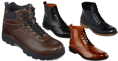 JCPenney: Stafford Men's Leather Boots Only $27.99 (Regularly $120) + More Great Deals