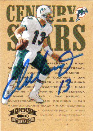 Dan Marino Autographed Football Card – FootballCollectible.com