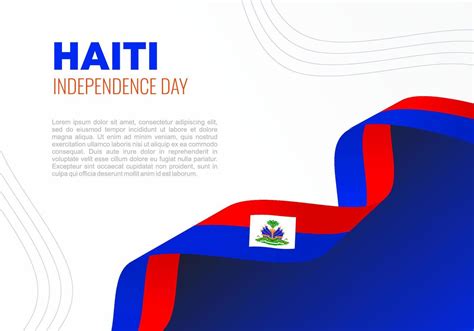 Haiti independence day poster for celebration on January 1 st. 4606530 ...