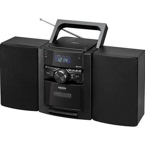 Bluetooth Cassette MP3 CD Radio Player, Black - Walmart.com