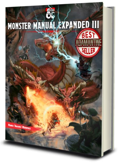 Monster Manual Expanded III (5E) - Dungeon Masters Guild | Dungeon Masters Guild