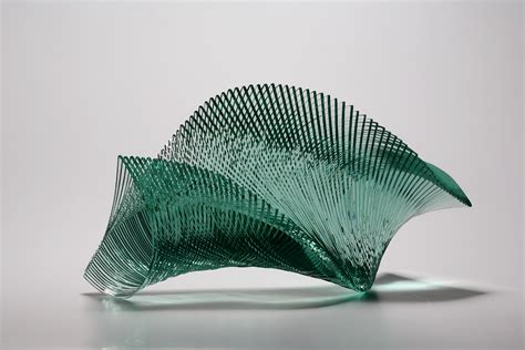 Gorgeous Layered Glass Sculptures Arranged in Spiraling Forms