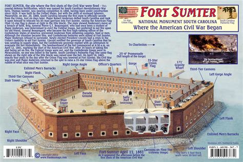 Battle Of Fort Sumter Map