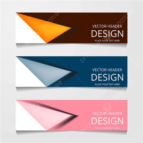 Vector Abstract Banner Design Web Template Collection Of Web Ba ...