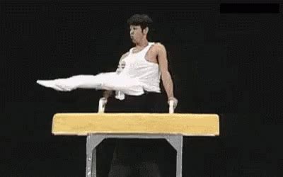 Gymnastics GIF - Gymnastics Funny Japan - Discover & Share GIFs