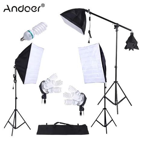 Andoer Photo Studio Lighting Kit Photography Studio Portrait Product ...