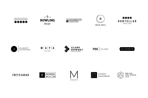 45 Minimalist Logos by vuuuds on Creative Market Typo Logo, Logo Fonts, Logo Branding, Branding ...