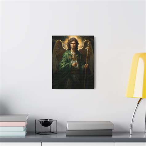 St. Raphael the Archangel Canvas - Etsy